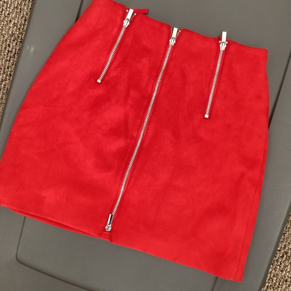 French Connection Dresses & Skirts - Red Mini Skirt